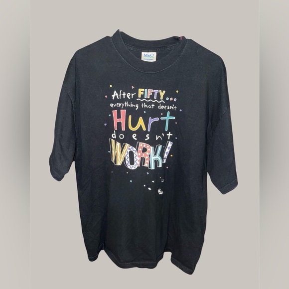 After Fifty Funny Graphic Tee - Picture 1 of 3